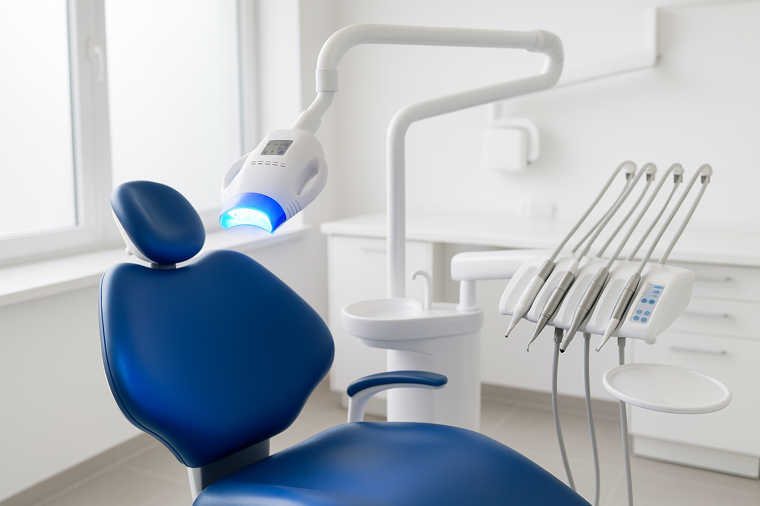 Teeth Whitening procedure setup
